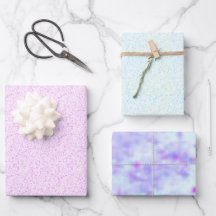 Baby Shower Wrapping Paper Flat Sheet Set of 3