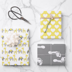 Baby Shower Wrapping Paper Sheet