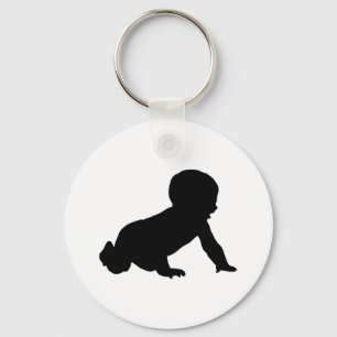 Baby Silhouette Key Ring