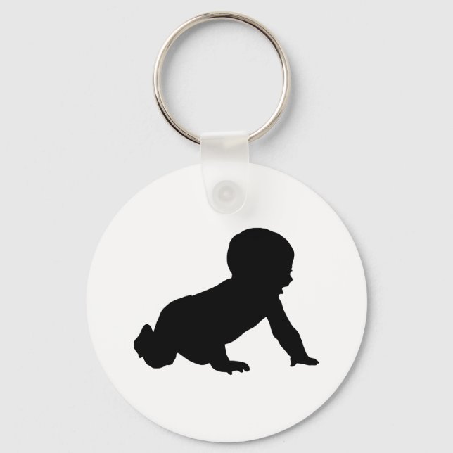 Baby Silhouette Key Ring (Front)