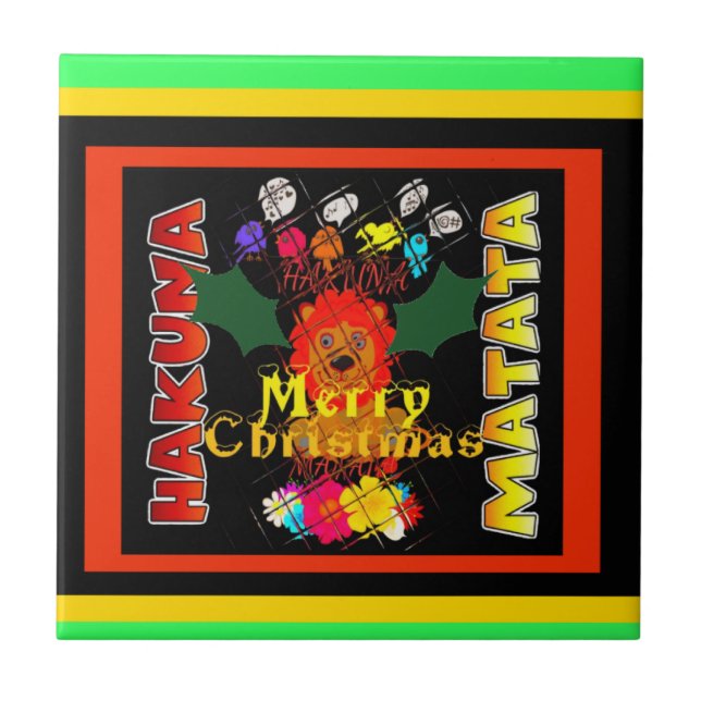 Baby Simba Merry Christmas Collection Tile (Front)