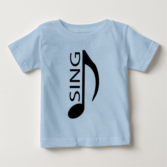 Baby Singer Music T-shirt (Front)