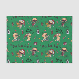 Baby Singing Carols Pattern Tissue Paper