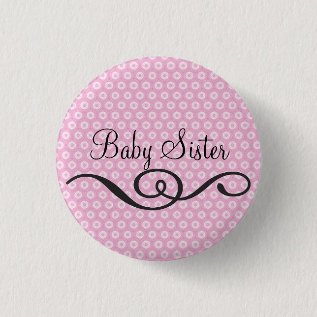 Baby Sister 3 Cm Round Badge (Front)