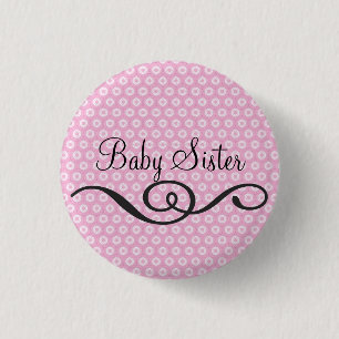 Baby Sister 3 Cm Round Badge