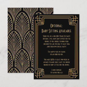 Baby Sitter Invite