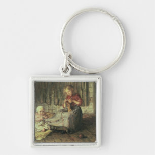 Baby sitting key ring