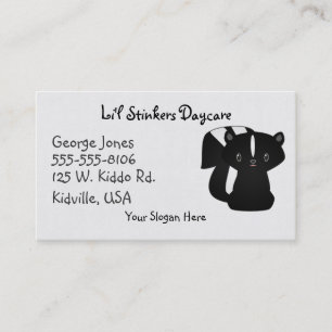 Baby Skunk Business Card Template