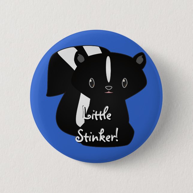 Baby Skunk Button (Front)