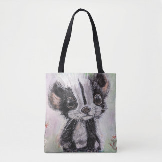 Baby Skunk Tote Bag