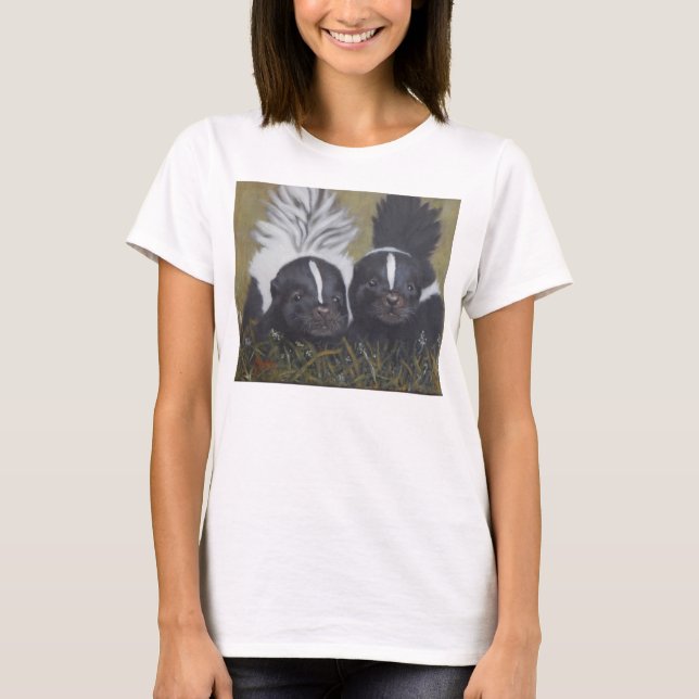 Baby Skunks T-Shirt (Front)