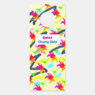 Baby Sleeping/Do Not Enter Duo Message Door Hanger