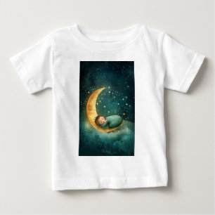 Baby Sleeping on the Moon T-Shirt