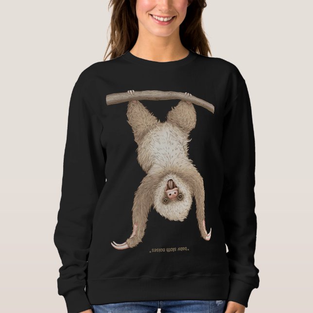 Baby Sloth  35 Sweatshirt (Front)
