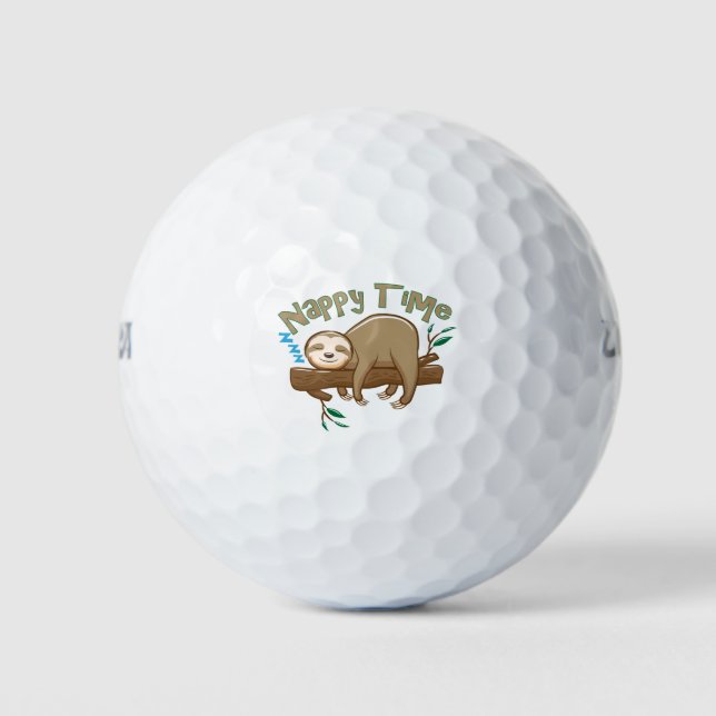 Baby Sloth Golf Balls (Front)