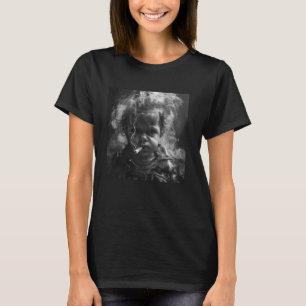 Baby smokes cigarette, rebellious child T-Shirt