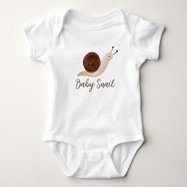 Baby Snail  Bodysuit (Front)