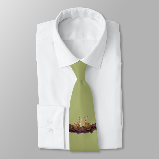 Baby Snail Talk Tie (Light Green) (Tied)