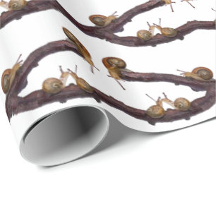 Baby Snails Frenzy Wrapping Paper
