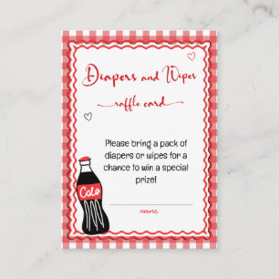 Baby Soda Ready to POP Diaper or Wipes  Enclosure Card