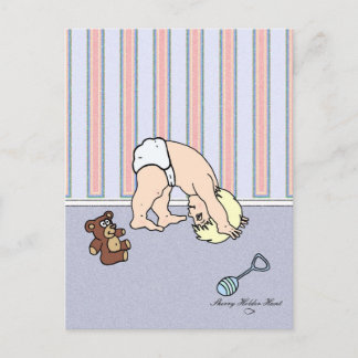 Baby Somersault Postcard