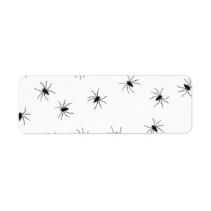 baby spiders return address label