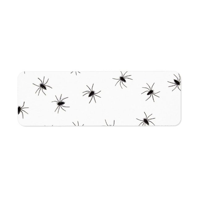 baby spiders return address label (Front)