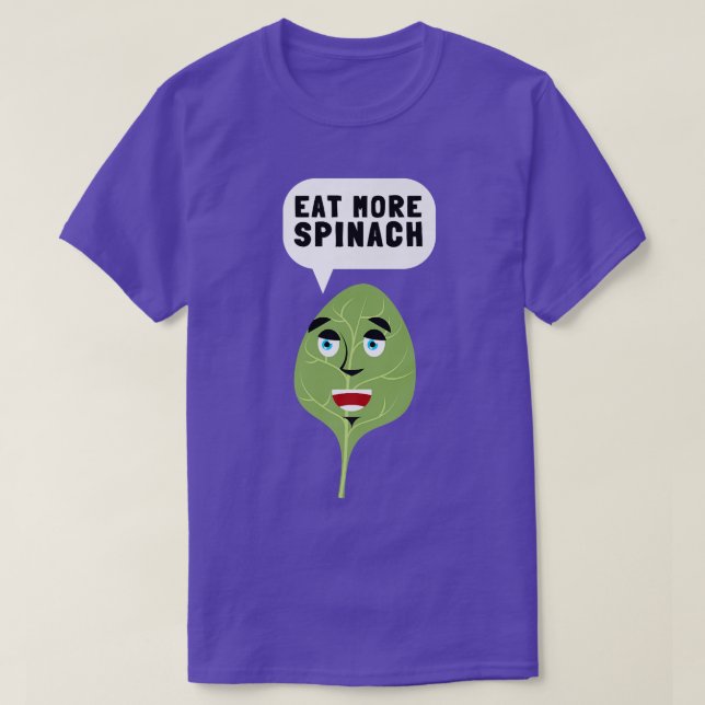 Baby Spinach Organic Spinach And Kale Vegetarian V T-Shirt (Design Front)