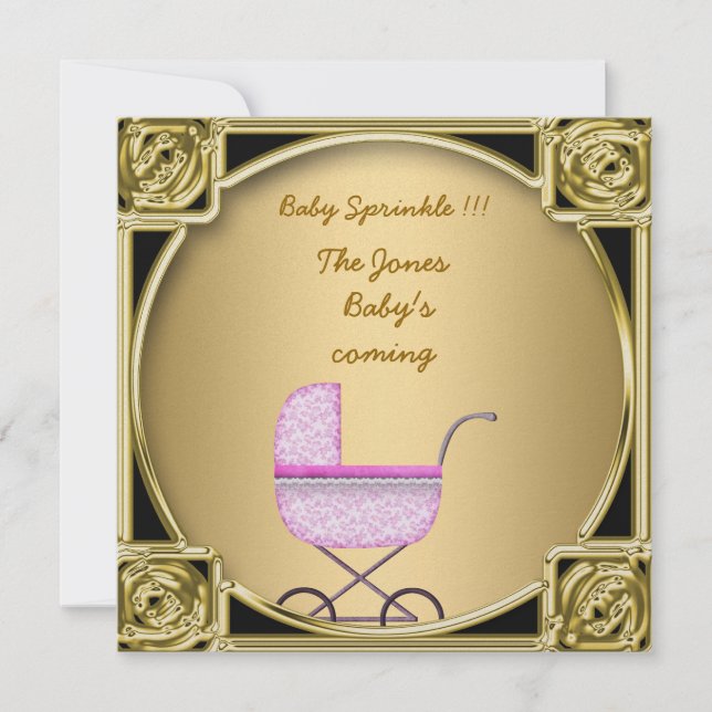 Baby Sprinkle Baby Shower  invitation (Front)