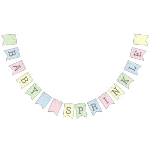 Baby Sprinkle Bunting Flags