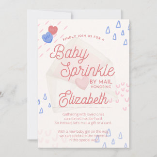 Baby Sprinkle By Mail Invitation