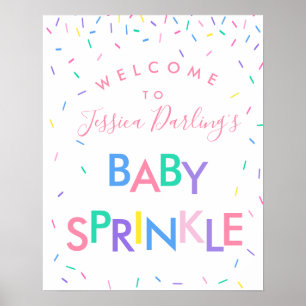 Baby Sprinkle Gender Neutral Welcome Poster