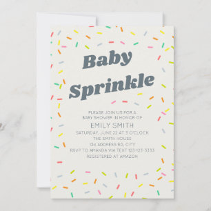 Baby Sprinkle  Invitation