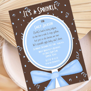 Baby Sprinkle Invitation Baby Boy Shower
