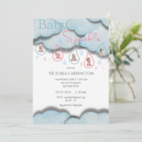 Baby Sprinkle Pink Blue Baby Shower