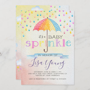 Baby Sprinkle Shower Invitation