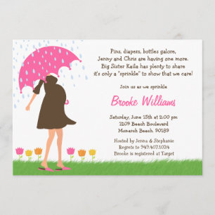 Baby Sprinkle Shower Invitation for Baby Girl