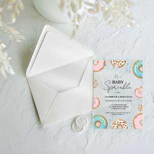  Baby Sprinkles Gender Neutral Baby Shower  Acrylic Invitations