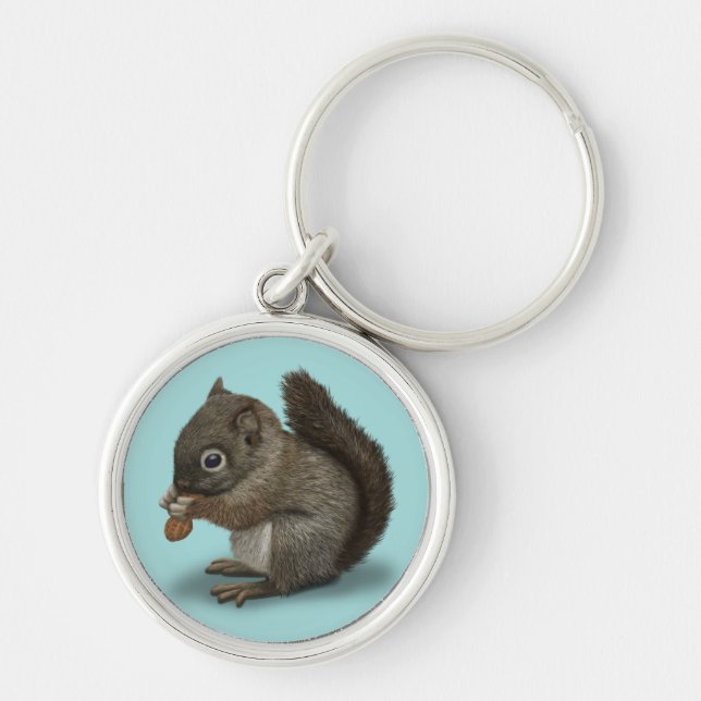 Baby Squirrel Key Ring (Front)