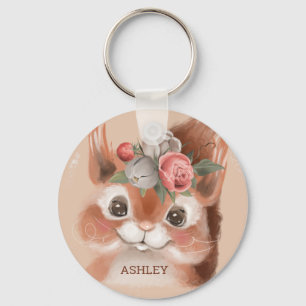 Baby Squirrel  Keychain