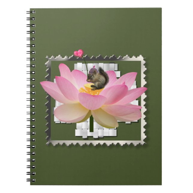  Baby Squirrel Notebook (Front)