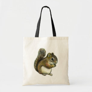 Baby squirrel tote bag