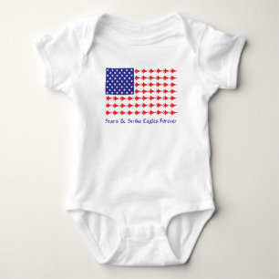 Baby Stars & Strike Eagles Forever One Piece Bodysuit