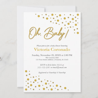 Baby Steps Baby Shower Invitations