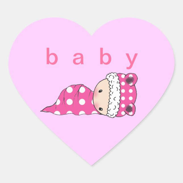 Baby Stickers Polkadot Baby (Front)