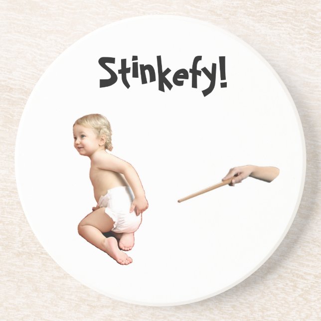 Baby Stinkefy!-coaster Coaster (Front)