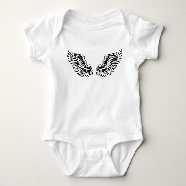 Baby Suit, 'Lil'Angel' design  Baby Bodysuit (Front)
