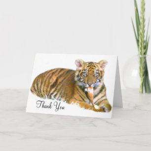 Baby Sumatran Cub_ Thank You Card