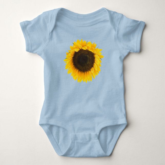 Baby Sunflower Baby Bodysuit (Front)