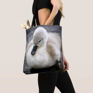 Baby Swan Cygnet Tote Bag